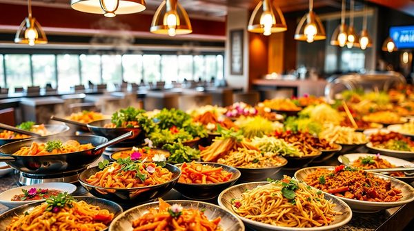 Découvrez les saveurs du buffet asiatique au restaurant pacific